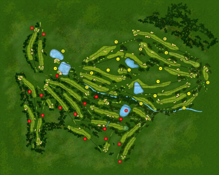 Golf Club Margara mappa