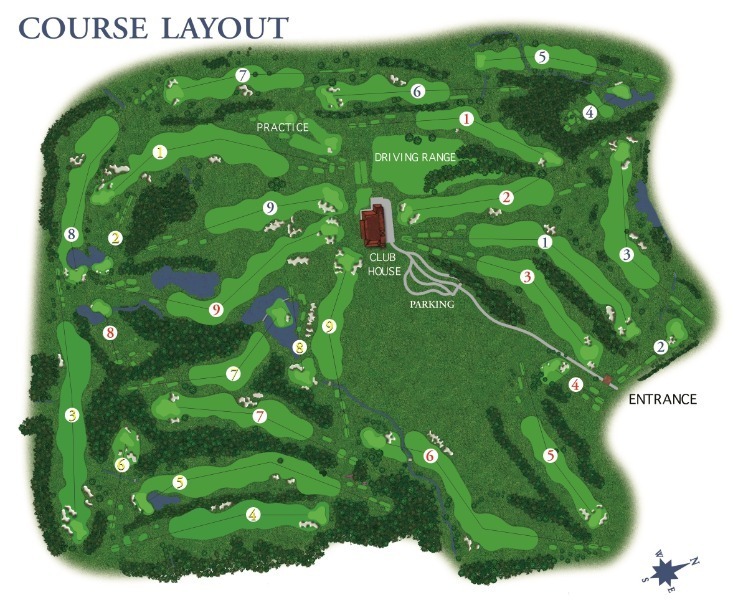 Castelconturbia Golf Club mappa