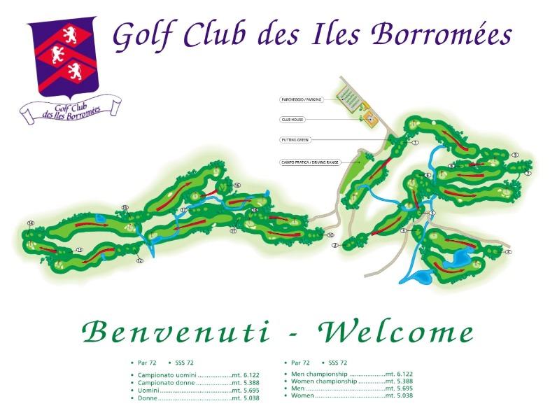 Golf Club Des Iles Borromées mappa