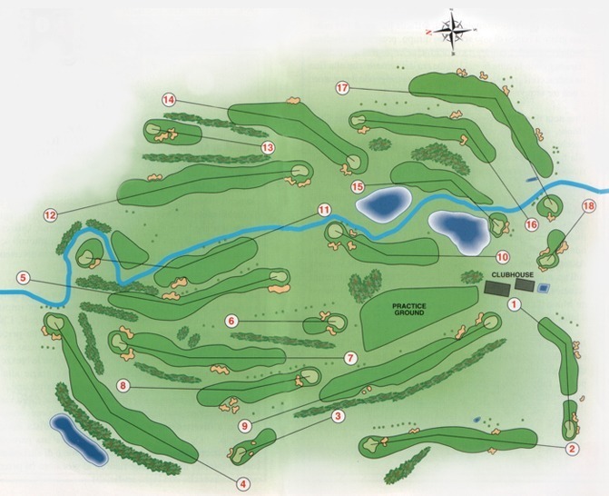 Modena Golf & Country Club mappa