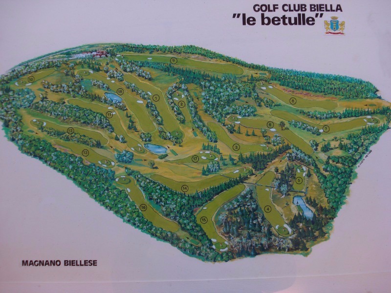 Golf Club Biella - Le Betulle mappa