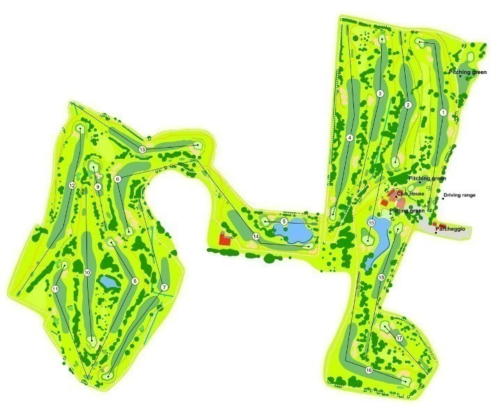 Golf Del Ducato mappa