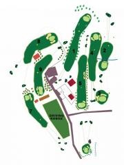 Golf Club La Serra mappa