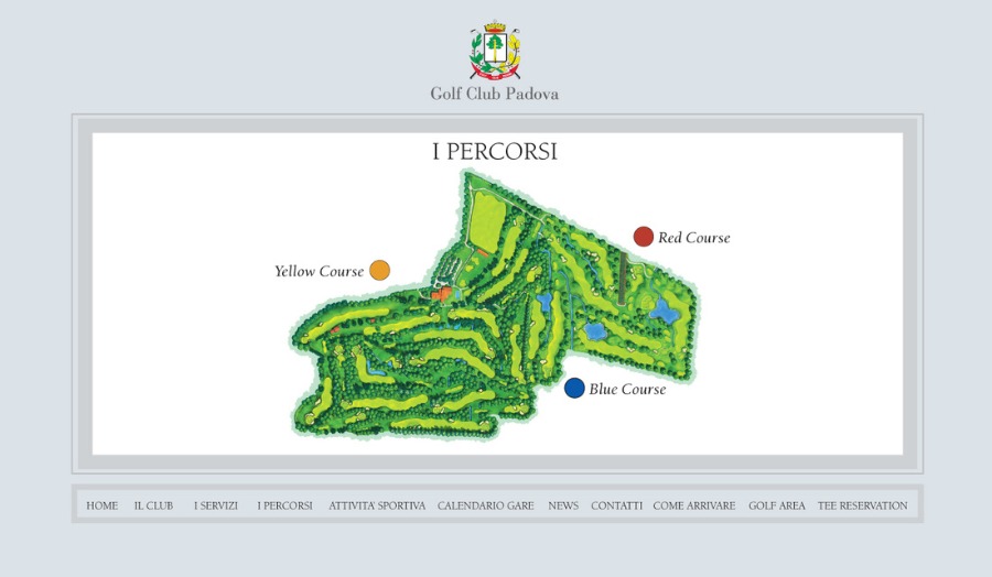 Golf Club Padova mappa