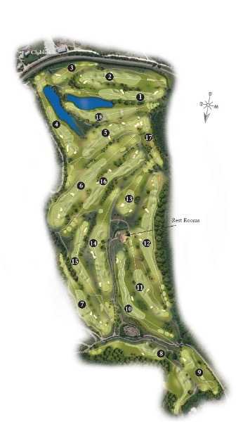 Antognolla Golf Club mappa