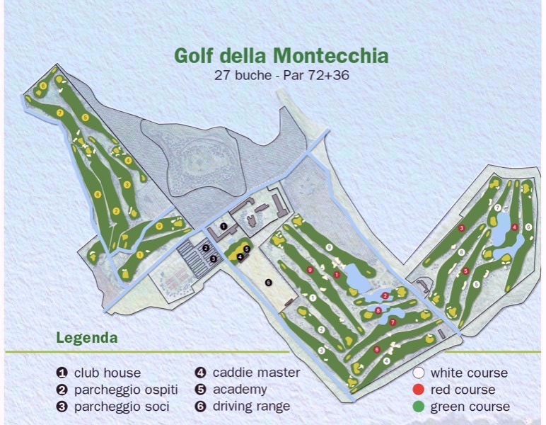 Golf Club Della Montecchia mappa