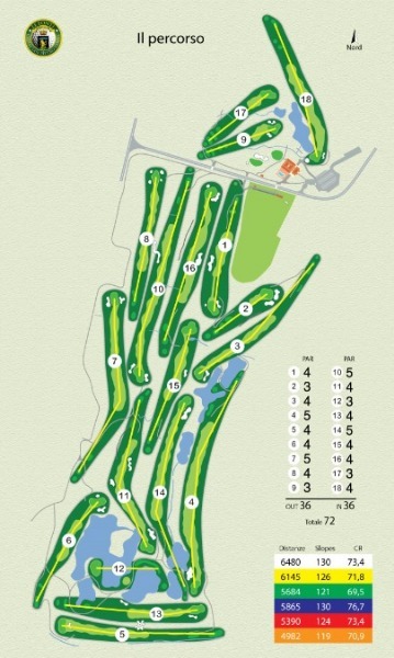 Golf Club Le Fonti Asd mappa