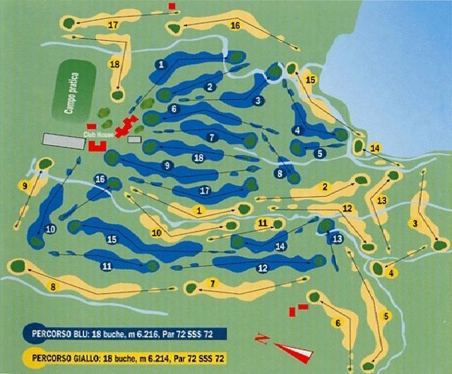 Circolo Golf Torino-la Mandria mappa