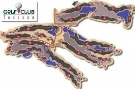 Golf Club Toscana mappa