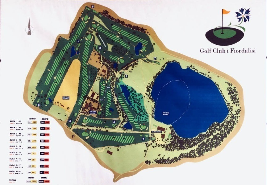 Oasi Di Magliano - I Fiordalisi Golf Club  mappa