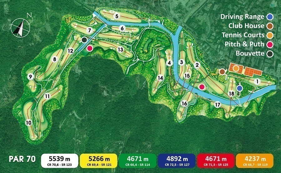 Circolo Golf & Tennis Rapallo Asd mappa